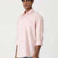 Pink Solid Smart Fit Semi Casual Shirt | Greenfibre