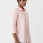 Pink Solid Smart Fit Semi Casual Shirt | Greenfibre