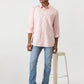 Pink Solid Smart Fit Semi Casual Shirt | Greenfibre