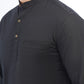 Black Solid Slim Fit Casual Shirt | Greenfibre