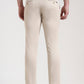 Light Khaki Printed Super Slim Fit Casual Trouser | Greenfibre