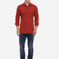 Red Checked Smart Fit Semi Casual Shirt | Greenfibre