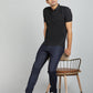 Raw Blue Washed Slim Fit Jeans | JadeBlue