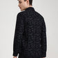 Black Printed Slim Fit Casual Shirt | Greenfibre