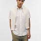 White Solid Tailored Fit Semi Casual Shirt | Greenfibre