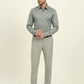 Green Printed Regular Fit Formal Shirt | JadeBlue