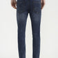 Dark Blue Solid Urban Fit Jeans | Greenfibre
