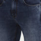 Dark Blue Solid Urban Fit Jeans | Greenfibre