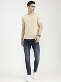 Dark Blue Solid Urban Fit Jeans | Greenfibre