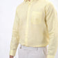 Yellow Striped Regular Fit Formal Shirt | JadeBlue