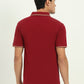 Maroon Solid Slim Fit Polo T-Shirt | Greenfibre
