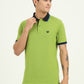 Parrot Green Solid Slim Fit Polo T-Shirt | Greenfibre