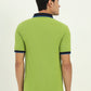 Parrot Green Solid Slim Fit Polo T-Shirt | Greenfibre