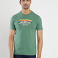 Green Printed Slim Fit T-Shirt | Greenfibre