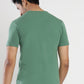 Green Printed Slim Fit T-Shirt | Greenfibre