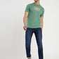 Green Printed Slim Fit T-Shirt | Greenfibre