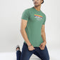 Green Printed Slim Fit T-Shirt | Greenfibre