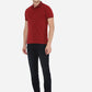 Red Solid Slim Fit Polo T-Shirt | Greenfibre