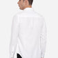 Bright White Solid Slim Fit Semi Casual Shirt | Greenfibre