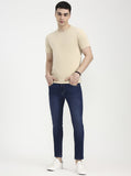 Denim Blue Solid Urban Fit Jeans | Greenfibre