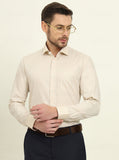 Fawn Solid Slim Fit Formal Shirt | Metal