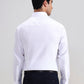 White Solid Regular Fit Formal Shirt | Greenfibre