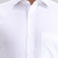 White Solid Regular Fit Formal Shirt | Greenfibre