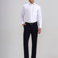 White Solid Regular Fit Formal Shirt | Greenfibre