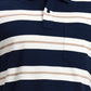 Teal & White Striped Regular Fit Polo T-Shirt | Greenfibre