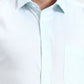 Light Green Solid Slim Fit Formal Shirt | Greenfibre