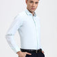 Light Green Solid Slim Fit Formal Shirt | Greenfibre