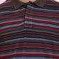 Multicolor Striped Slim Fit Polo T-Shirt | Greenfibre