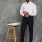 Pink Striped Slim Fit Formal Shirt | GreenFibre