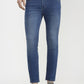 Blue Solid Urban Fit Jeans | Greenfibre