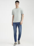 Blue Solid Urban Fit Jeans | Greenfibre