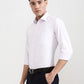 Light Purple Solid Slim Fit Formal Shirt | Greenfibre