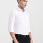 Light Purple Solid Slim Fit Formal Shirt | Greenfibre
