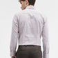White & Onion Checked Slim Fit Formal Shirt | Greenfibre
