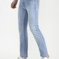 Light Indigo Blue Solid Narrow Fit Jeans | Greenfibre