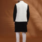 White Solid Waist Coat | Greenfibre