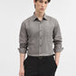 Grey Checked Slim Fit Casual Shirt | Greenfibre