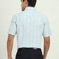 Sea Blue Solid Regular Fit Formal Shirt | Greenfibre