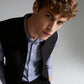 Black Solid  Waistcoat | Greenfibre