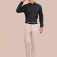 Green Checked Regular Fit Formal Shirt | Greenfibre