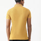 Mustard Yellow Solid Slim Fit Polo T-Shirt | Greenfibre