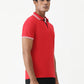 Blood Red Solid Slim Fit Polo T-Shirt | Greenfibre