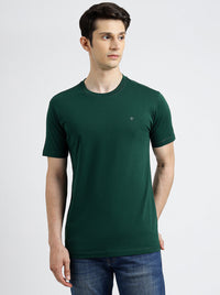 Green Solid Slim Fit T-Shirt | Greenfibre