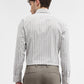 Green & White Checked Slim Fit Formal Shirt | Greenfibre