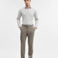 Green & White Checked Slim Fit Formal Shirt | Greenfibre