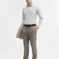 Green & White Checked Slim Fit Formal Shirt | Greenfibre